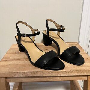 Naturalizer Bristol Strappy Dress Sandals in Black 2 Inch Heel Size 10 M